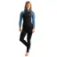 C-Skins Surflite 3:2 Women's GBS Back Zip Steamer Wetsuit Black/Cascade Blue/White